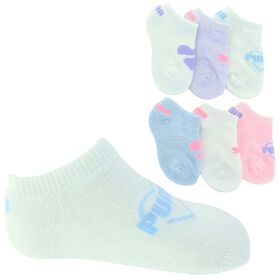 Infants' Socks Infants' Puma Cushioned No-Show 6-Pair Pack Side View With Package