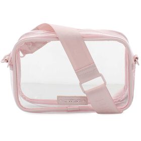  Madden Girl Clear Camera Crossbody Front View