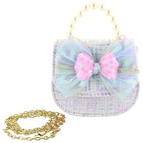 Other Willow & Ruby Sequin Tweed With Bow Mini Bag Front View