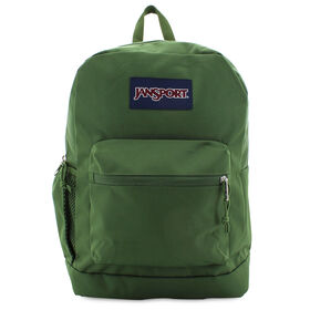 Green Shoes & Accessories JanSport Cross Town Plus Backpack Front View