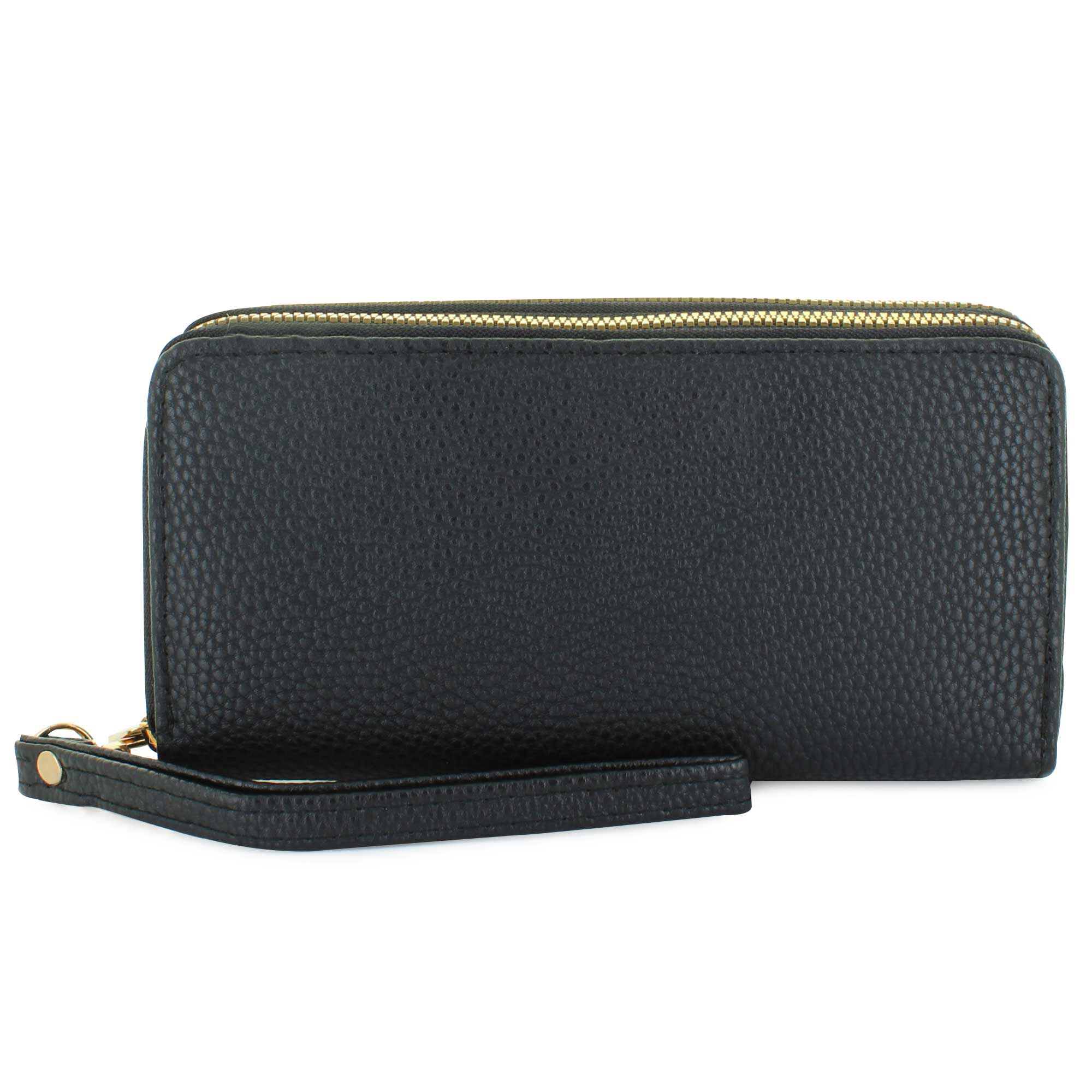 Ch!c Unlimited | SUGU Double-Zip Wallet/Wristlet Front View