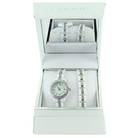 Watches Tahari Watch And Bracelet Set Front Set View