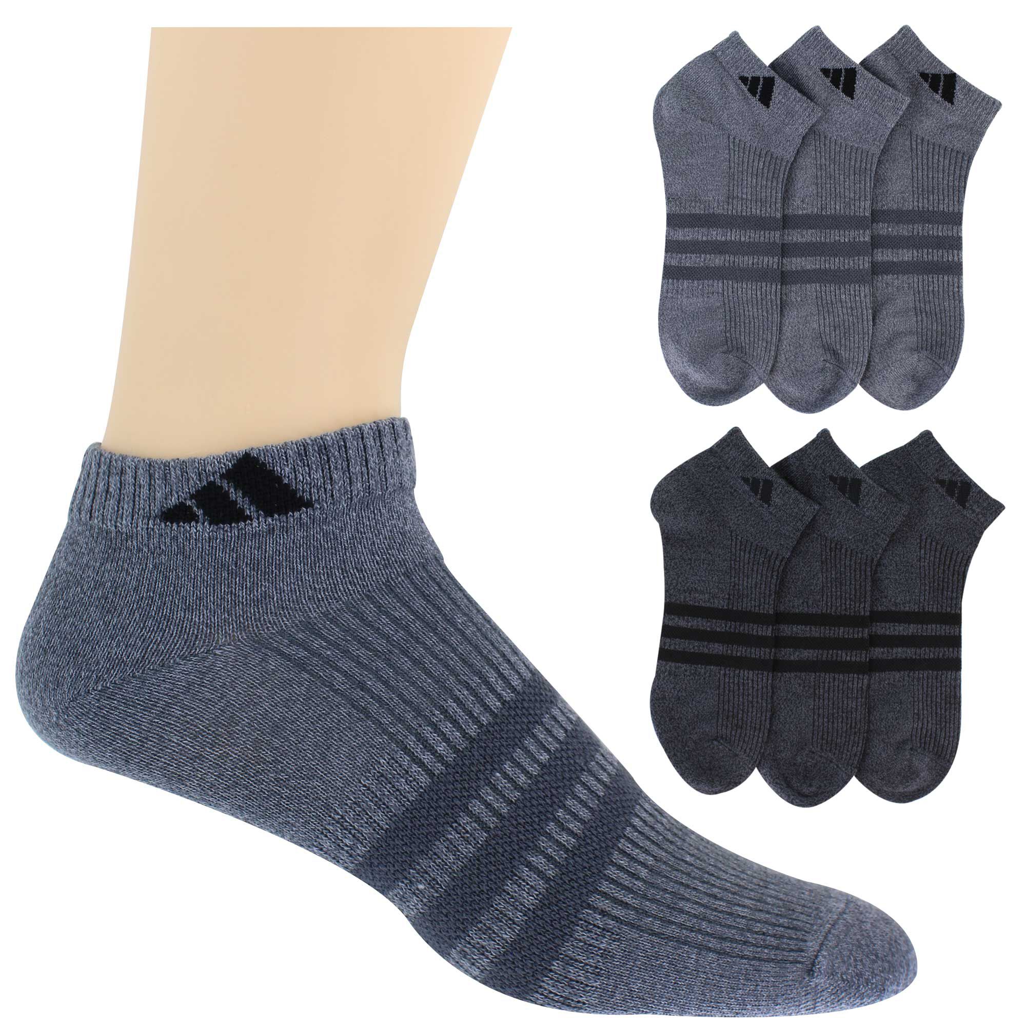 Men's adidas SUPERLITE Low-Cut 6-Pair Pack Side View With Package