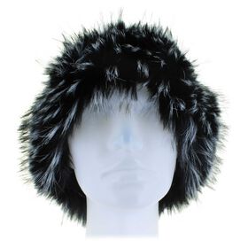  Women's Couture Gems Bucket Hat With Faux-Fur Front View