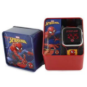 Watches & Jewelry Spider-Man Digital Watch Front Tin View