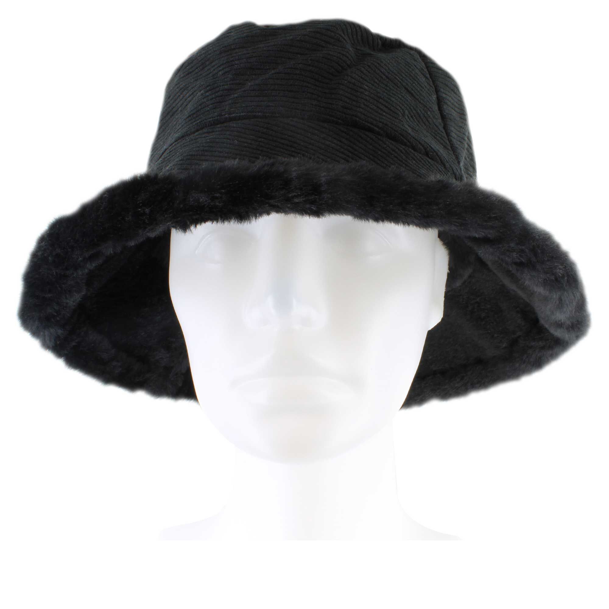 Couture Gems Corduroy Bucket Hat Front View