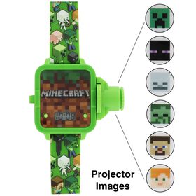 Character MINECRAFT Projection Watch Front View