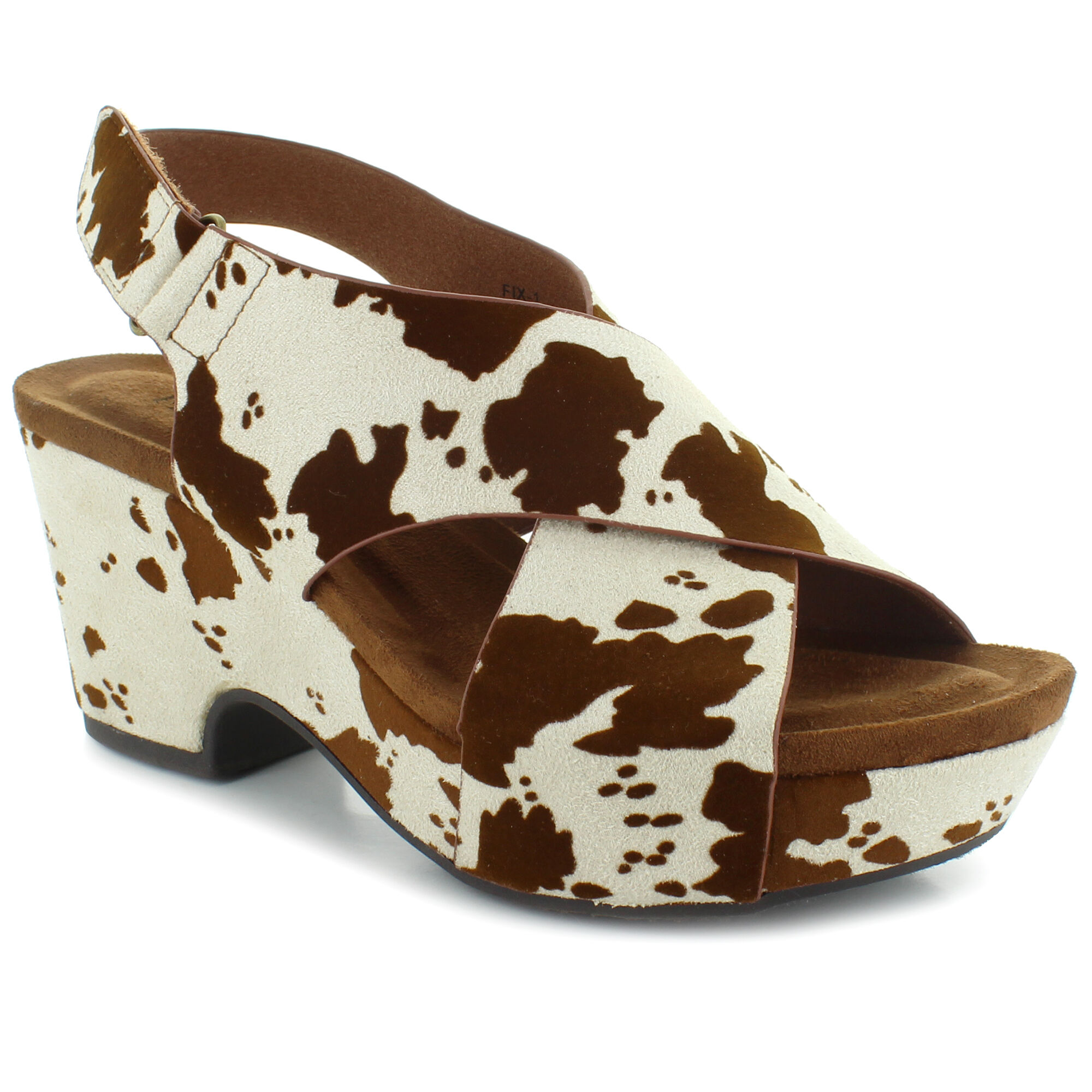 pierre dumas leopard wedges