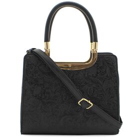  Emperia Brynley Embossed Satchel Front View