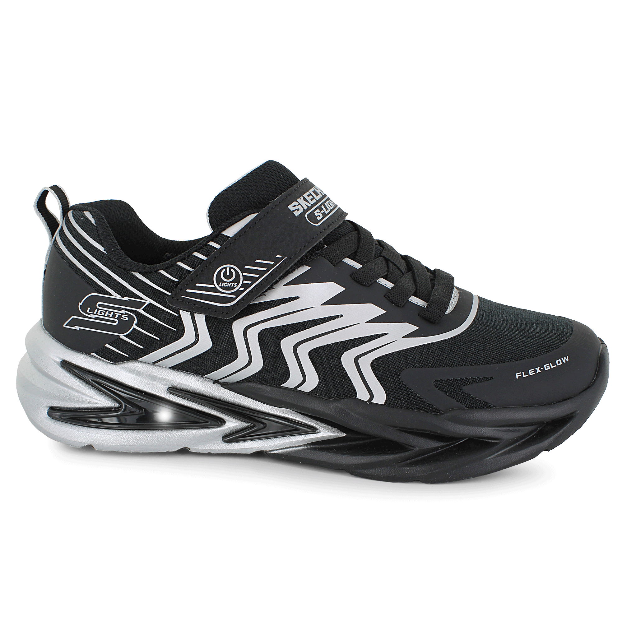 Skechers S-Lights - Flex-Glow Ultra - Prism Pacer Right Side View