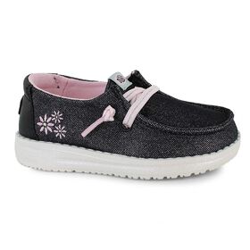  HEYDUDE Wendy Toddler Shimmer Flower Right Side View