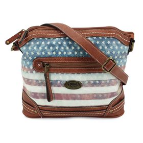  b.o.c. Old Glory Crossbody Front View
