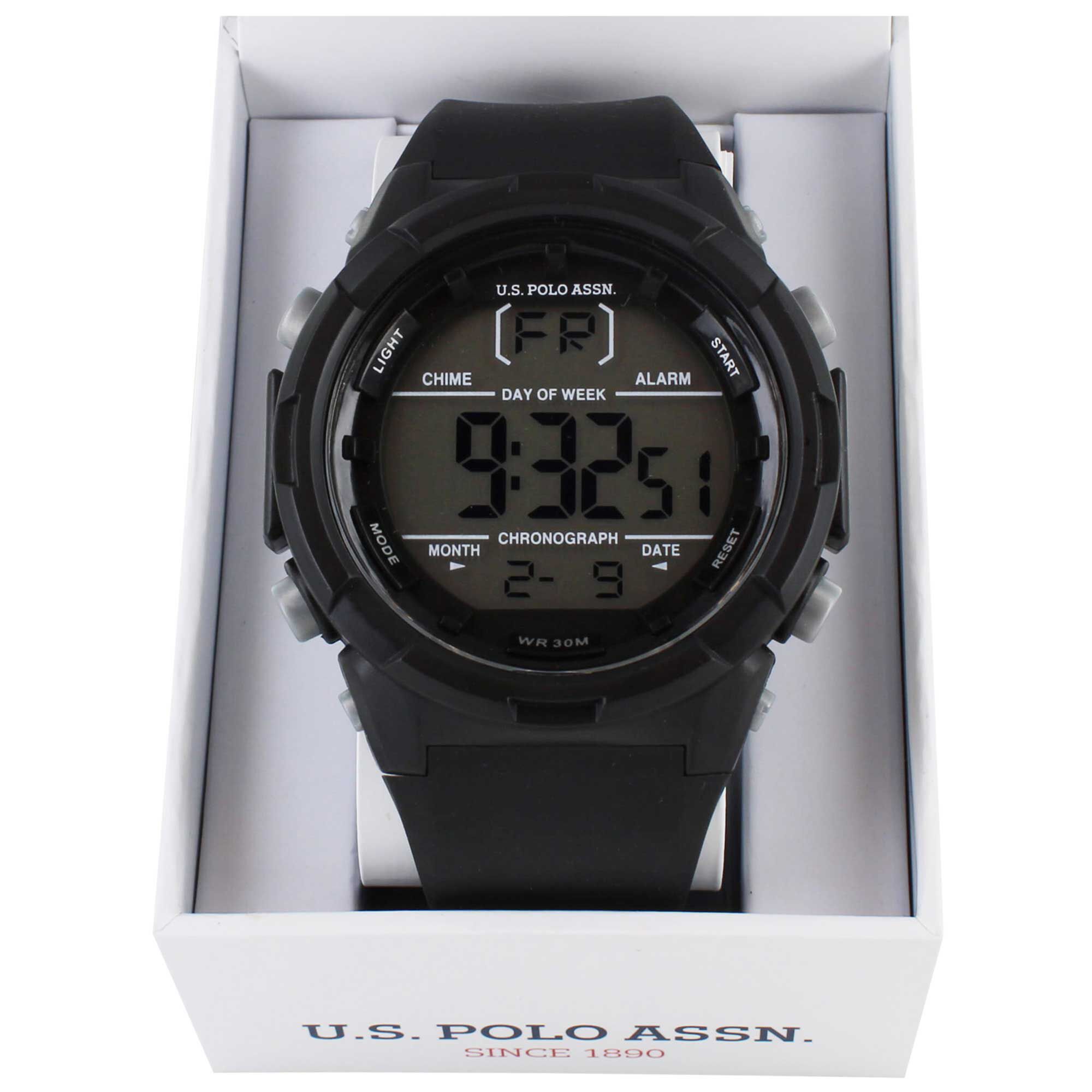 Men's U.S. Polo Association Digital Watch Front Product View