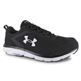  Under Armour Women's Charged Assert 10, (001)  Black/Black/White, 5, US