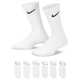 Boys' Socks Kids' Nike Everyday Cushioned Crew 6-Pair Pack Side View With Package