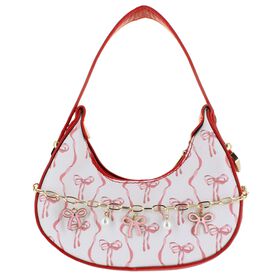  a little obsessed Red Bow Mini Bag & Bag Charm Front View