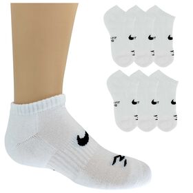 Boys' Socks Kids' Nike 3Brand By Russell Wilson No-Show 6 Pair Side View With Package