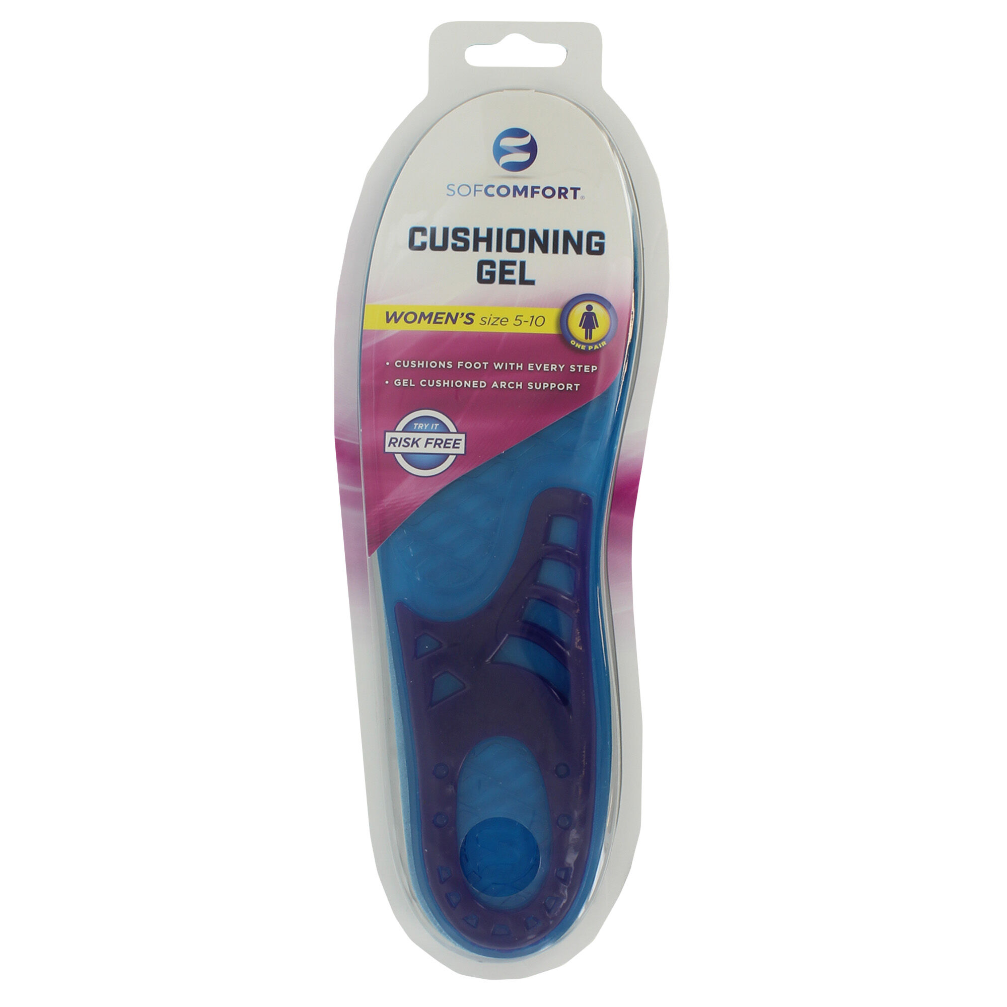 SOF COMFORT Massaging Gel Insole Front Package View