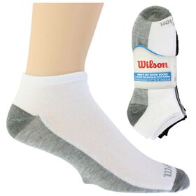  Men's Wilson Solid No-Show 10 for $10 Side View With Package