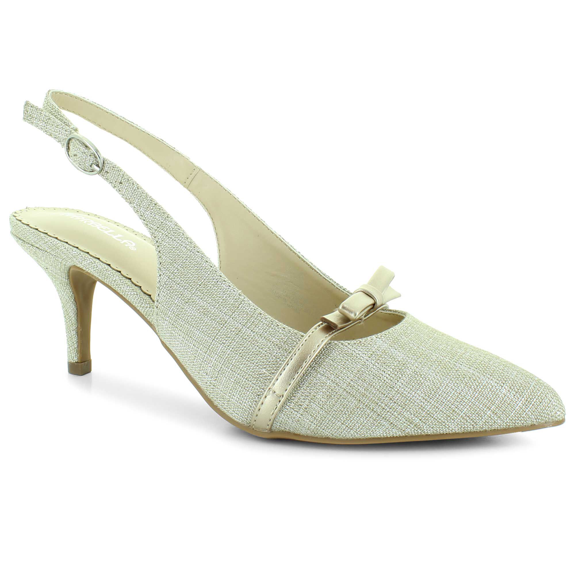 Shoe dept gold heels sales