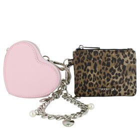  Madden Girl Leopard-Print Wristlet Front View