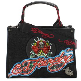  Ed Hardy Signature Tote Front View