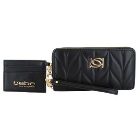  bebe Josia Wallet/Wristlet With Clip-On Organizer Front View