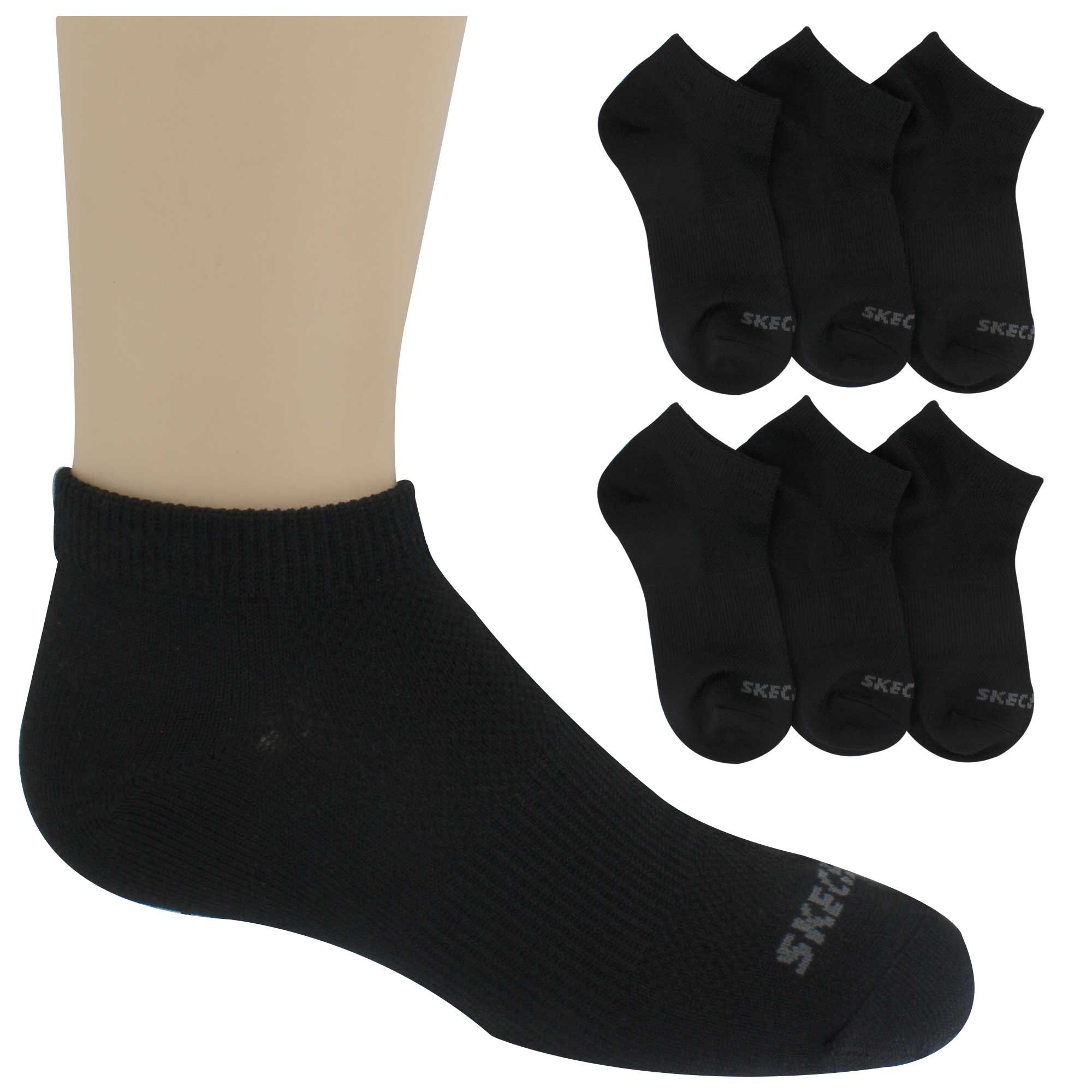 Kids' Skechers Low-Cut 6-Pair Pack Side View With Package