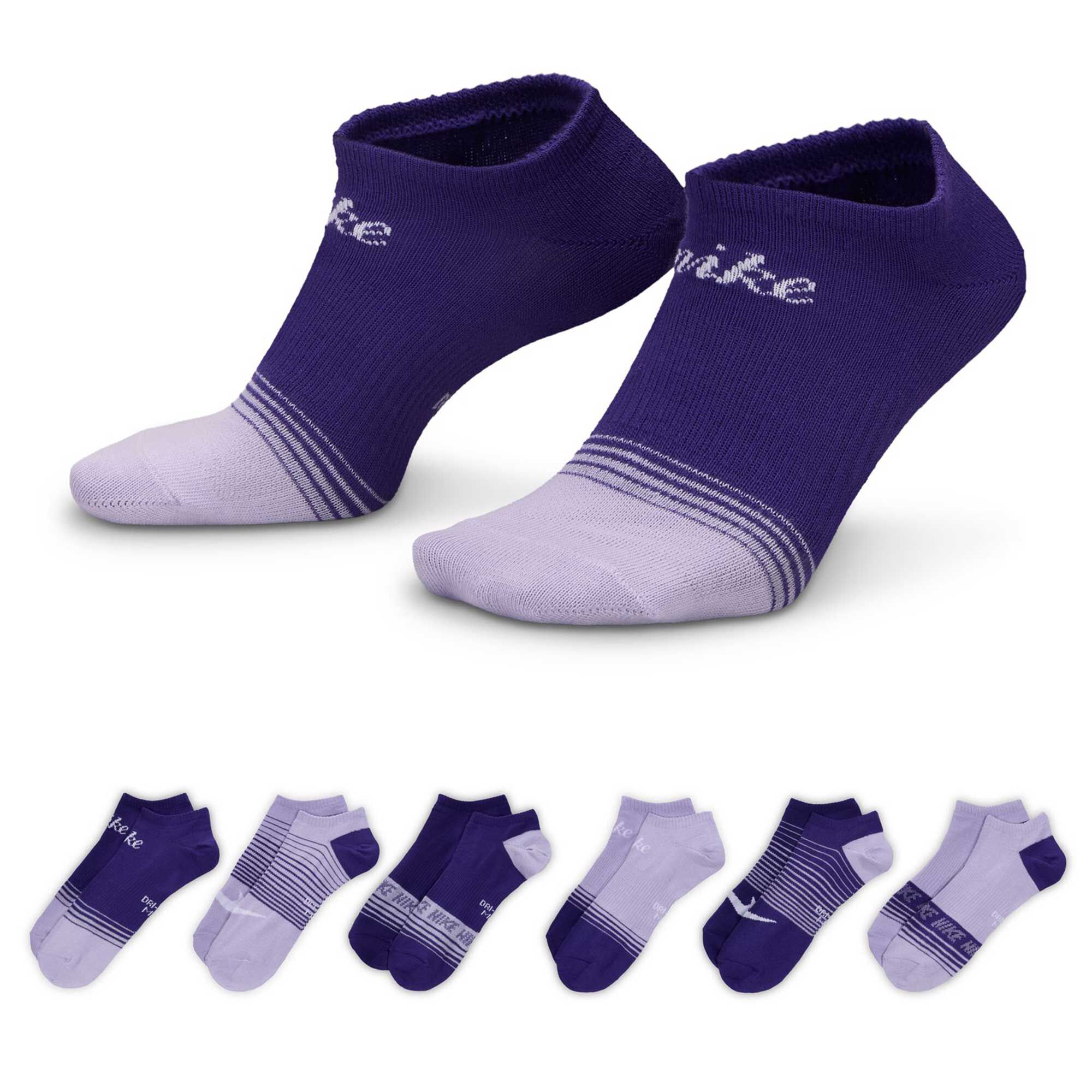 Women's Nike No-Show Lightweight 6-Pair Pack Front View