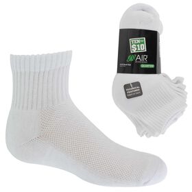 Boys' Socks Kids' Air Sports World Quarter 10 For $10 Side View With Package