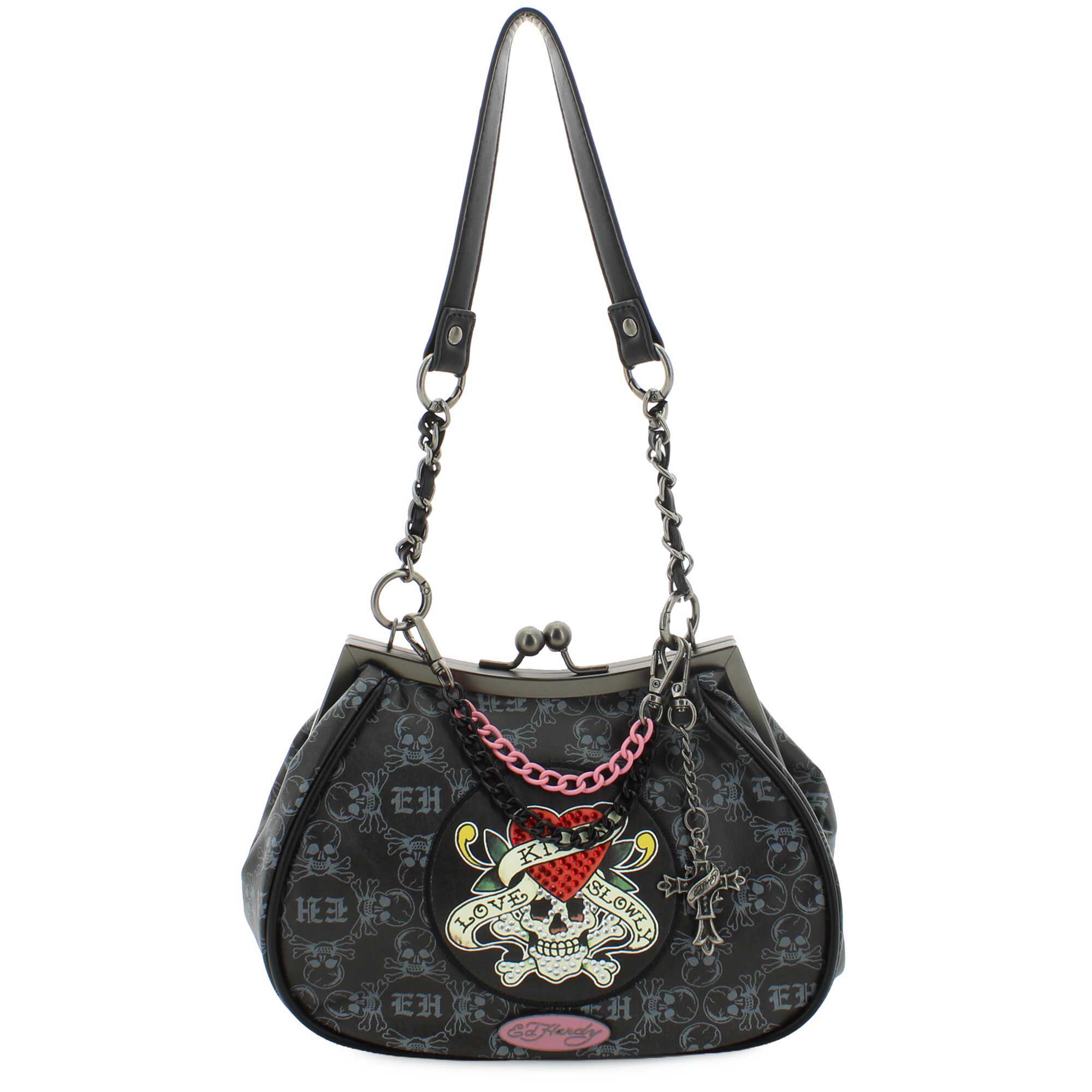 Ed Hardy Mina Kisslock Front View