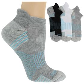 Socks Women's Copper Fit Low-Cut Crew 3-Pair Pack Side View With Package