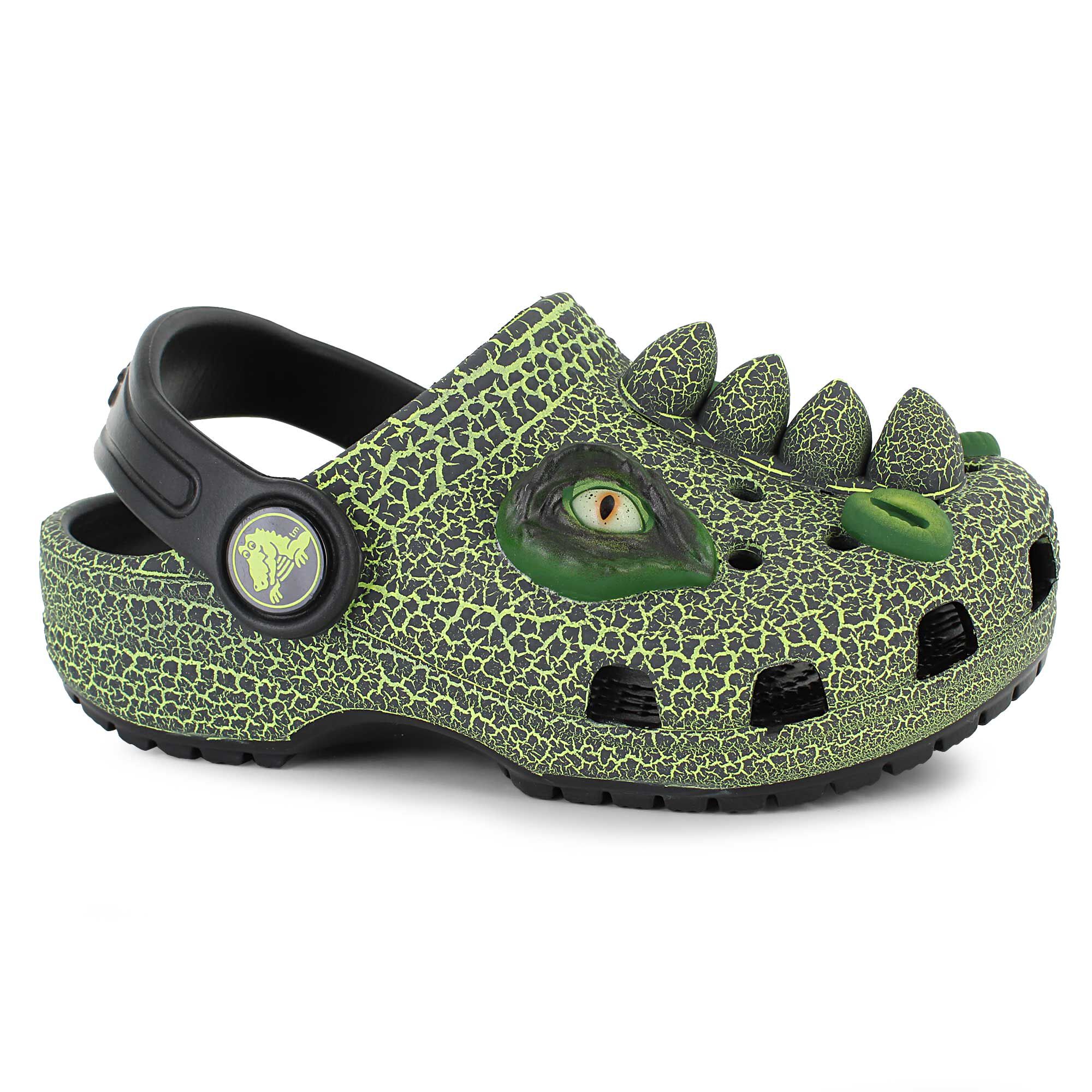 Crocs Classic IAM Scary Dino Clog-T Right Side View