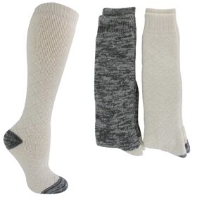 Socks Women's Born Outdoor Knee-High Socks 2-Pair Pack Side View With Package