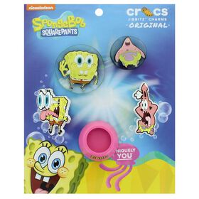 Crocs Collaborations Crocs Jibbitz SpongeBob SquarePants Bubble 5-Pack Front Package View