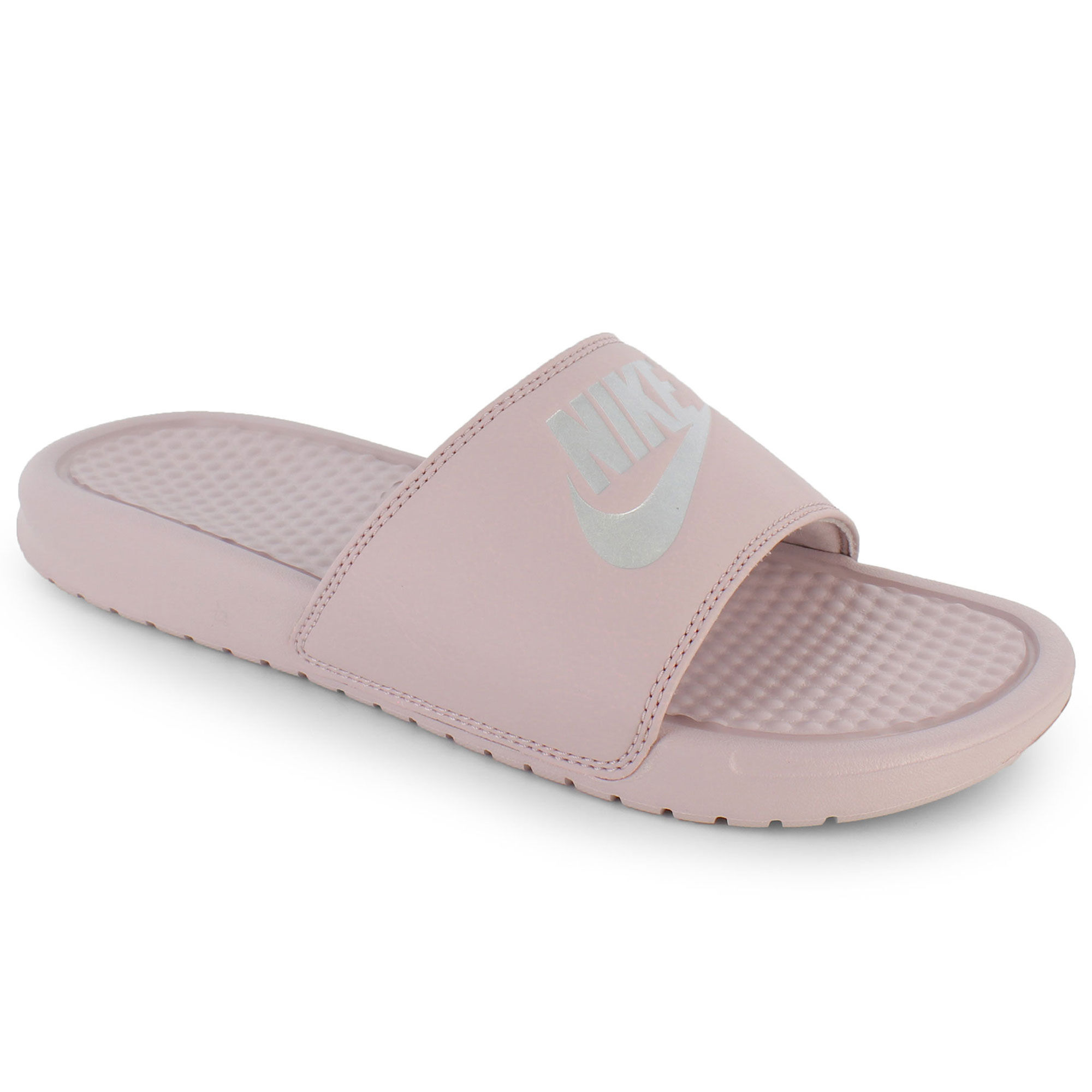 nike womens slides rose gold