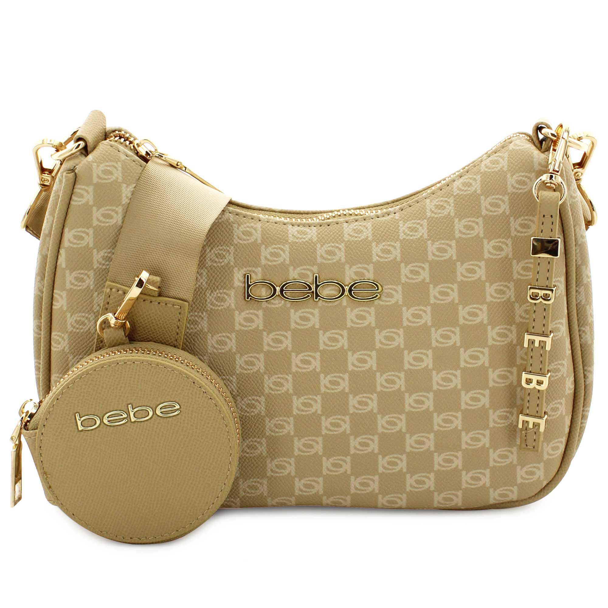 bebe Adela Mono Crossbody With Change Purse Front View