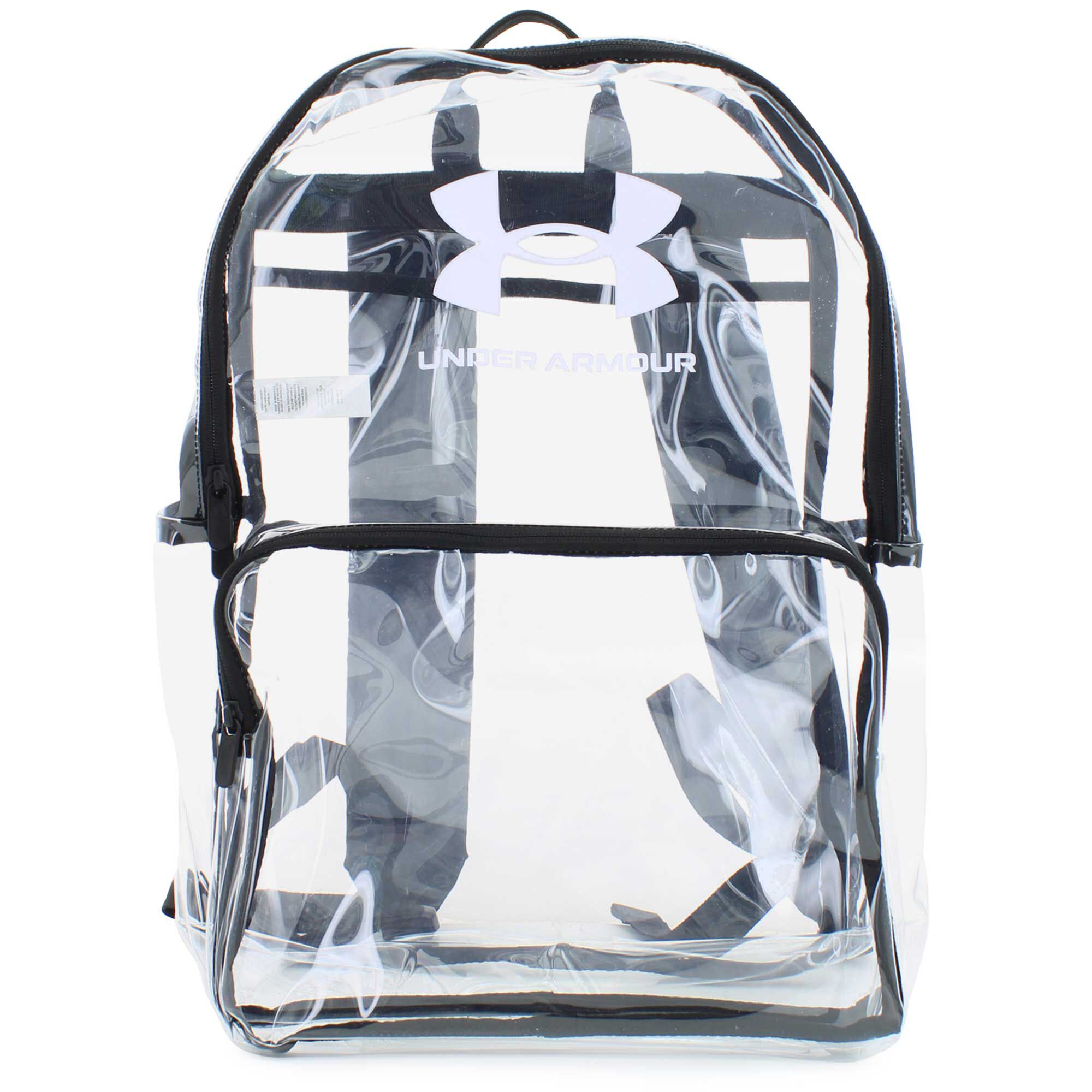 Under Armour Louden Clear Backpack Front View