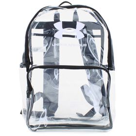 Clear Under Armour Louden Clear Backpack Front View