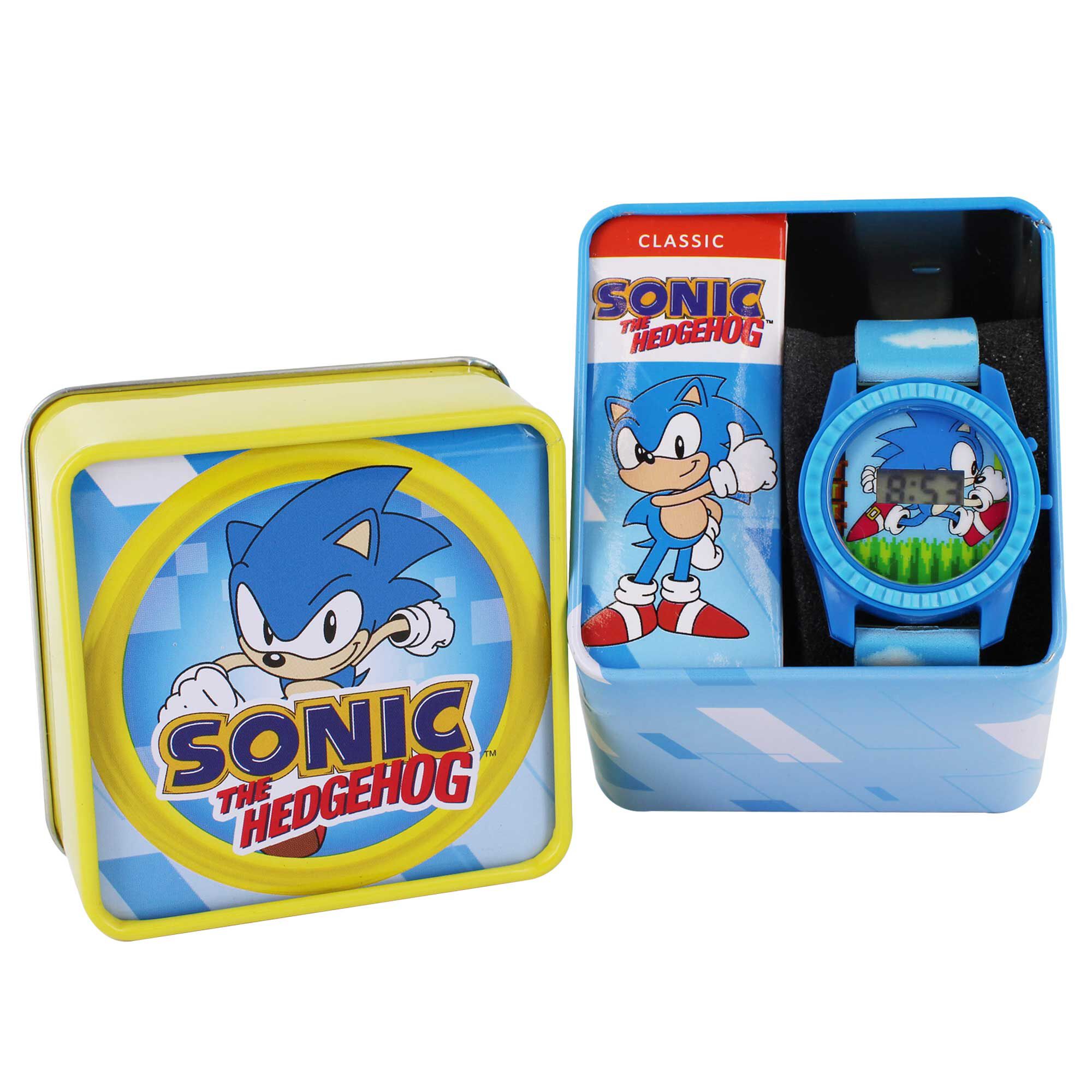 Sonic The Hedgehog Watch With Flashing Lights Front Product View