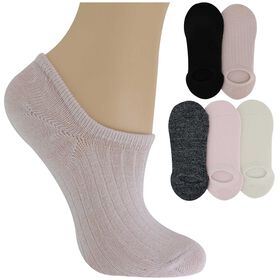 Socks Women's Born High-Rise Liners 5-Pair Pack Side View With Package