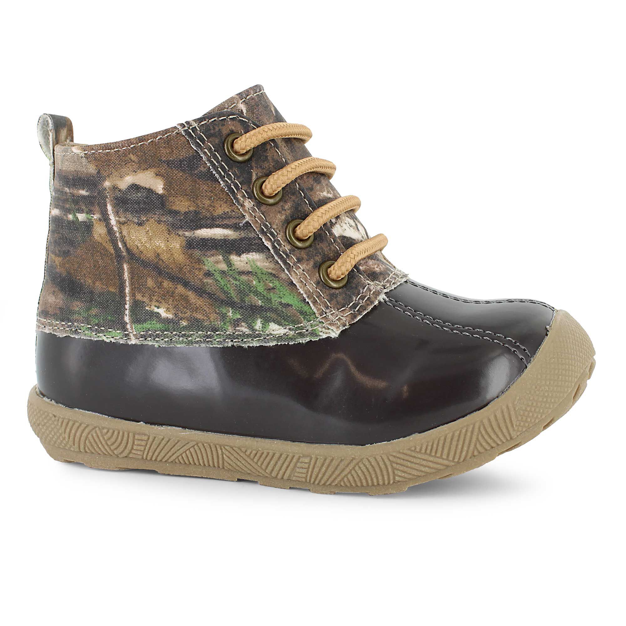 Baby Deer Camo Duck Boot Right Side View