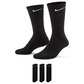 Socks Men's Nike Everyday Cushioned Crew 3-Pair Pack Side View With Package View