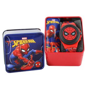 Character Spider-Man Digital Watch With Flashing Lights Front Product View