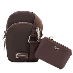 Red Shoes and Accessories Madden Girl Nylon Crossbody Front View