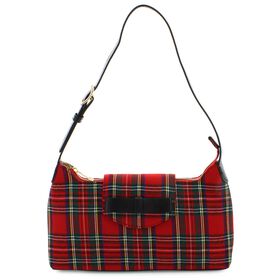 New Arrivals Emperia Tivanna Plaid Shoulder Bag Front View