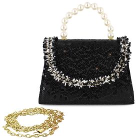 Holiday Shoes & Accessories Willow & Ruby Sequin Mini Bag Front View