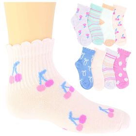  Girls' Capelli Icons Quarter 8-Pair Pack Side View With Package