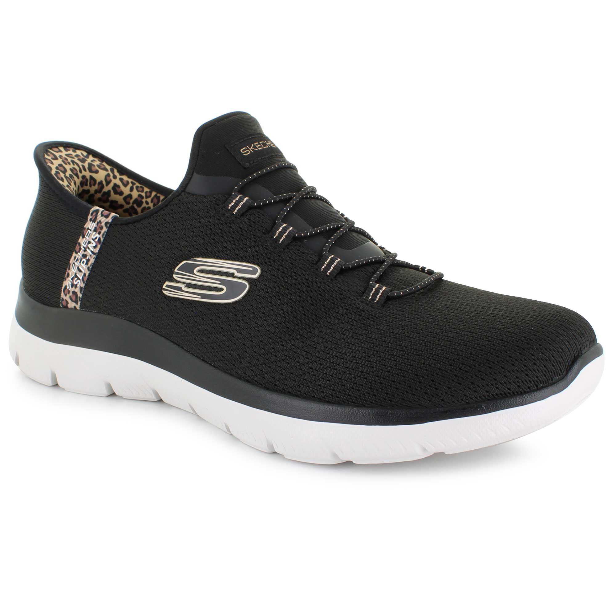 Skechers Slip-ins: Summits - Leopard Chic 150275 Right Side View