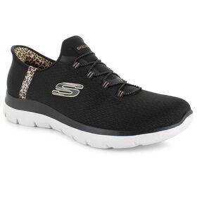  Skechers Slip-ins: Summits - Leopard Chic 150275 Right Side View